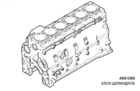 Блок цилиндров рисунок